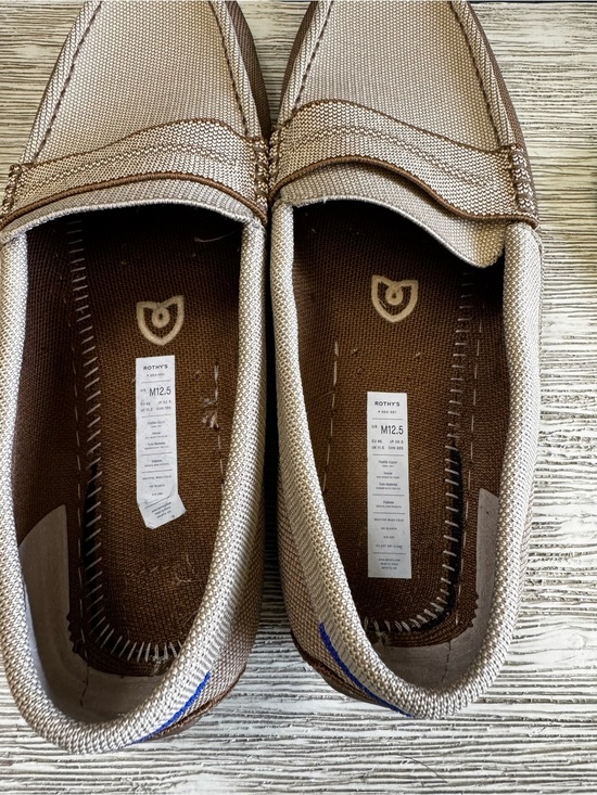 Rothy\'s Brown and Tan Men\'s Slip-On Loafers